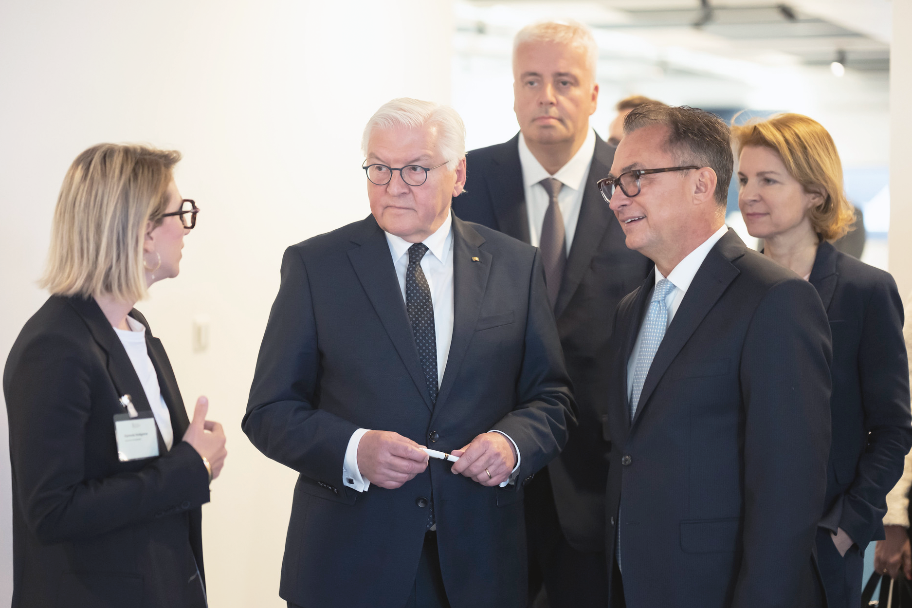 Federal President Frank-Walter Steinmeier visits the Bundesbank ©Tim Wegner